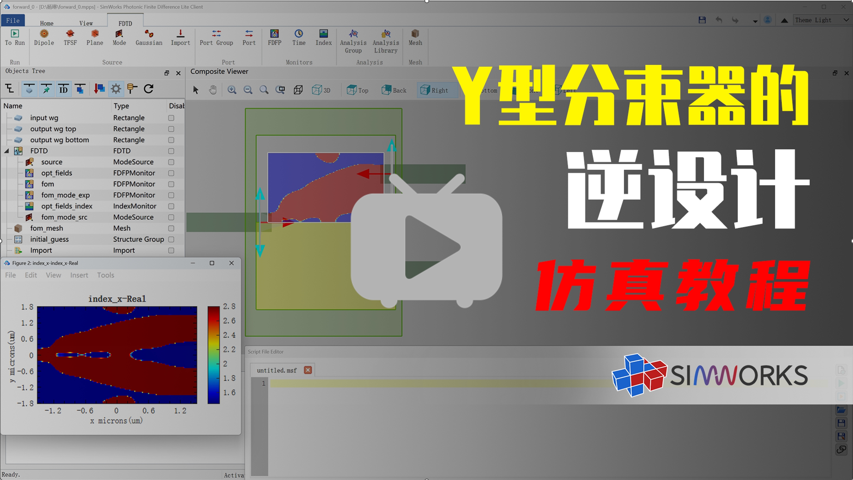 Y 分束器的逆向设计
